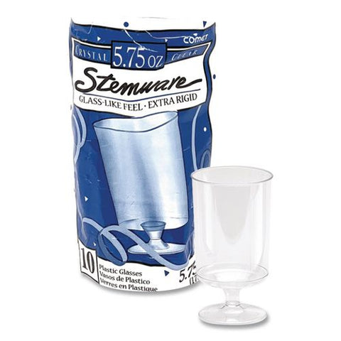Cup,wine,plas,5.75oz,clr