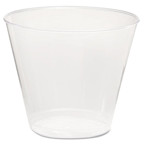 Comet Plastic Tumbler, Squat, 5 Oz, Clear, 50/pack, 20 Packs/carton