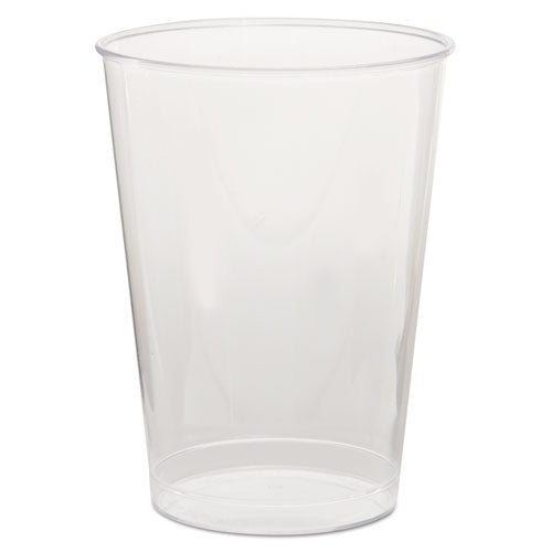 Comet Plastic Tumbler, Tall, 7 Oz, Clear, 25/pack, 20 Packs/carton