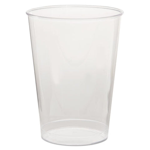 Comet Plastic Tumbler, Tall, 7 Oz, Clear, 25/pack, 20 Packs/carton