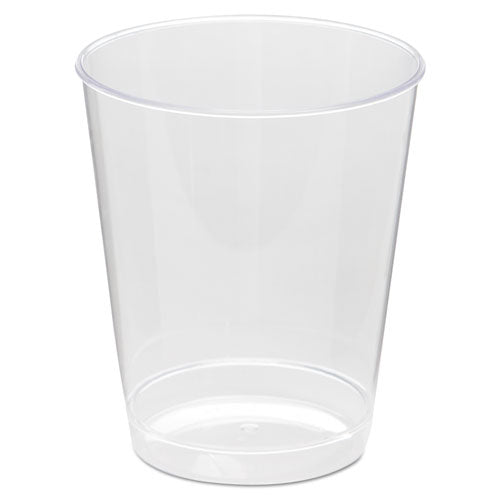 Comet Plastic Tumbler, Tall, 8 Oz, Clear, 25/pack, 20 Packs/carton