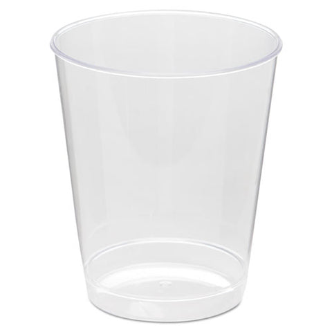 Comet Plastic Tumbler, Tall, 8 Oz, Clear, 25/pack, 20 Packs/carton