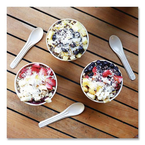 Notree Cutlery, Light Mediumweight, Fork/knife/spoon/napkin, Paper, Natural, 250/carton