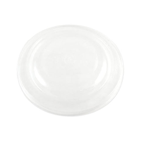 Pla Lids For Fiber Bowls, 7.5" Diameter X 1"h, Clear, Plastic, 300/carton