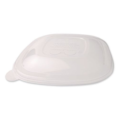 Pla Lids For Fiber Bowls, 8.8 X 8.8 X 1.4, Clear, 200/carton