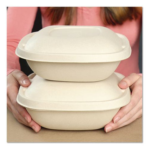 Fiber Bowls, 32 Oz, 8.3 X 8.3 X 1.8, Natural, Paper, 400/carton