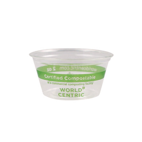 Pla Clear Cold Cups, Souffle, 2 Oz, Clear, 2,000/carton