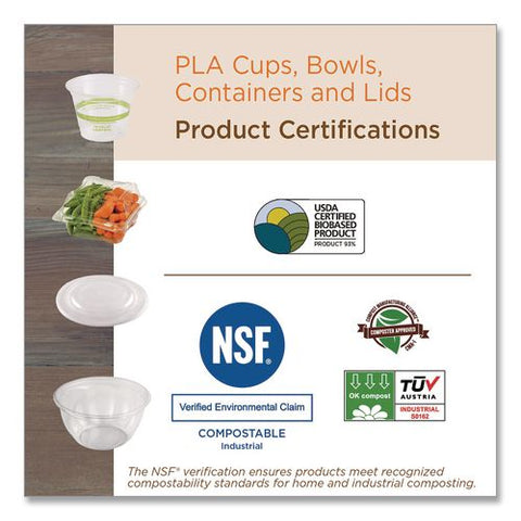 Pla Clear Cold Cups, 16 Oz, 20/pack