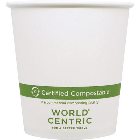 Paper Hot Cups, 10 Oz, White, 1,000/carton