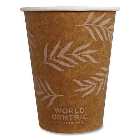 Paper Hot Cups, 12 Oz, Natural, 20/pack