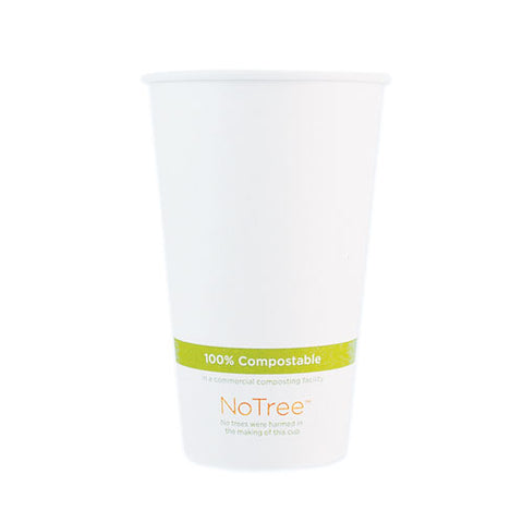 Notree Paper Hot Cups, 20 Oz, Natural, 1,000/carton