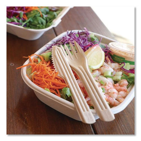 Notree Cutlery, Light Mediumweight, Knife, Paper, Natural, 1,000/carton