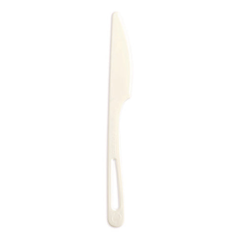 Tpla Compostable Cutlery, Knife, 6.7", White, 1,000/carton