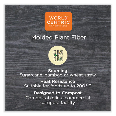 Fiber Plates, 10.1" Dia, Natural, 800/carton