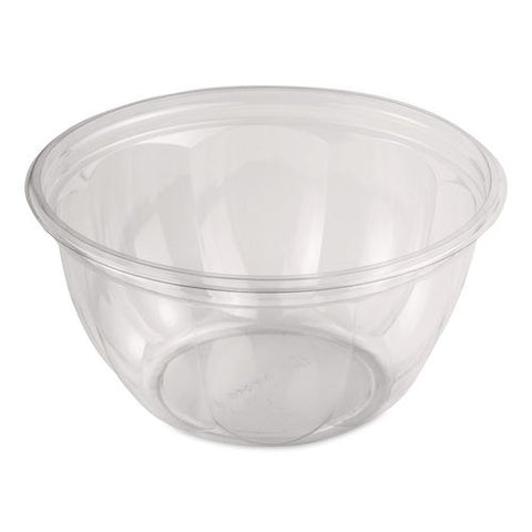 Pla Salad Bowls, 16 Oz, 5.4" Dia X 2.7"h, Clear, Plastic, 450/carton