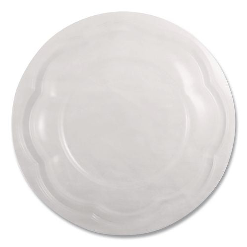 Pla Salad Bowl Lids, 5.4" Dia X 0.8"h, Clear, Plastic, 450/carton