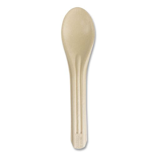 Notree Cutlery, Light Mediumweight, Spoon, Paper, Natural, 1,000/carton