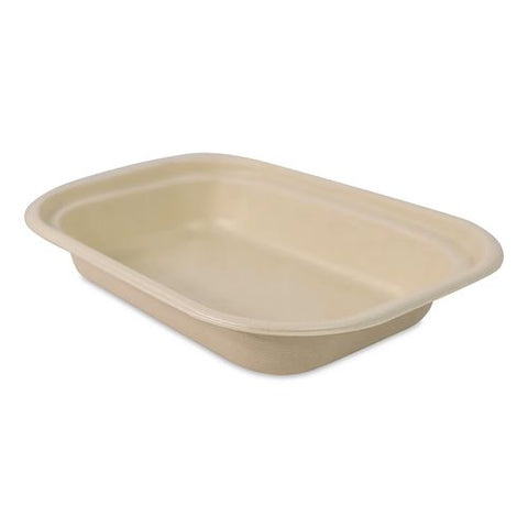 Fiber Containers, 17 Oz, 6.02 X 8.02 X 1.5, Natural, Sugarcane Fiber, 400/carton