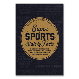 Super Sports Stats And Facts Softcover Book, Paperback, 112 Pages