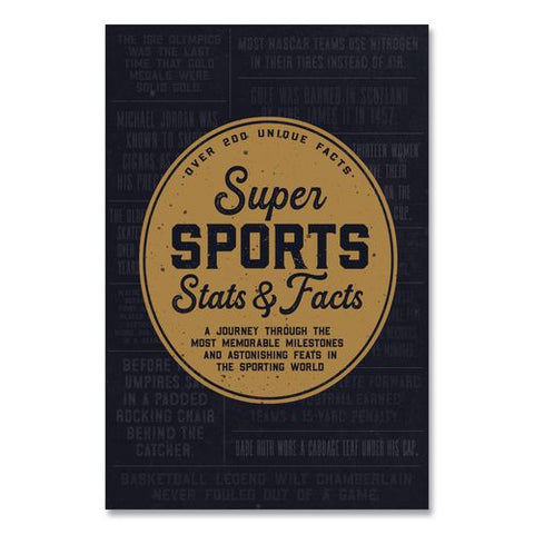 Super Sports Stats And Facts Softcover Book, Paperback, 112 Pages