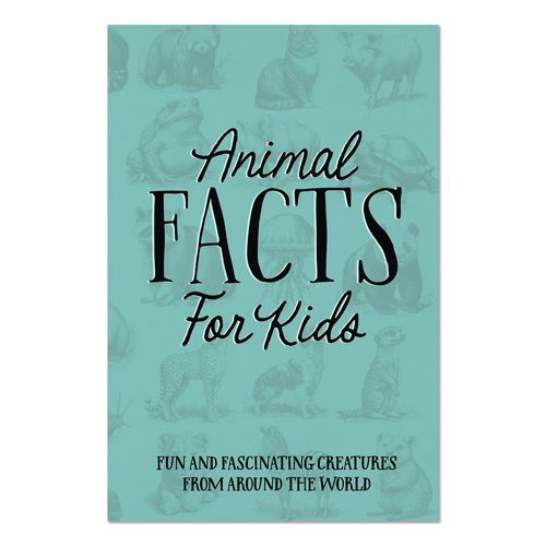 Animal Facts For Kids Softcover Book, Paperback, 112 Pages