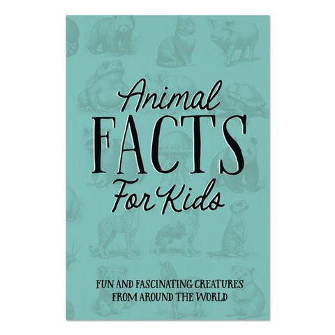 Animal Facts For Kids Softcover Book, Paperback, 112 Pages