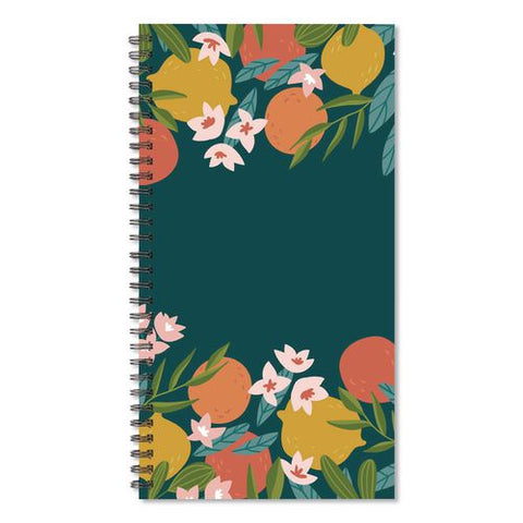 Citrus Softcover Weekly/monthly Spiral Planner, Floral, 6.5 X 3.5, Multicolor Cover, 12-month (jan To Dec}: 2026