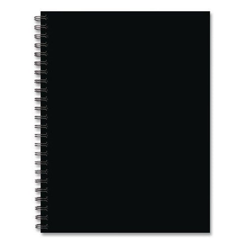 Basic Black Weekly/monthly Planner, 8.5 X 6.5 Black Cover, 12-month (jan To Dec): 2026