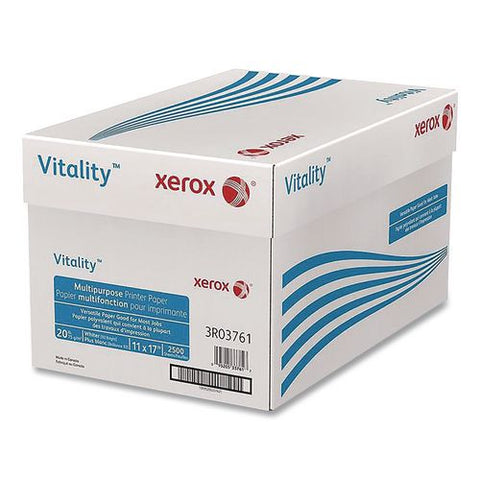 Vitality Multipurpose Printer Paper, 92 Bright, 20 Lb Bond Weight, 11 X 17, White, 500 Sheets/reams, 5 Reams/carton