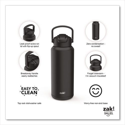 Liberty Stainless Steel Double Wall Insulated Tumbler, 32 Oz, Ebony
