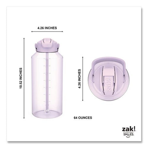 Liberty Plastic Water Bottle, 64 Oz, Lavender