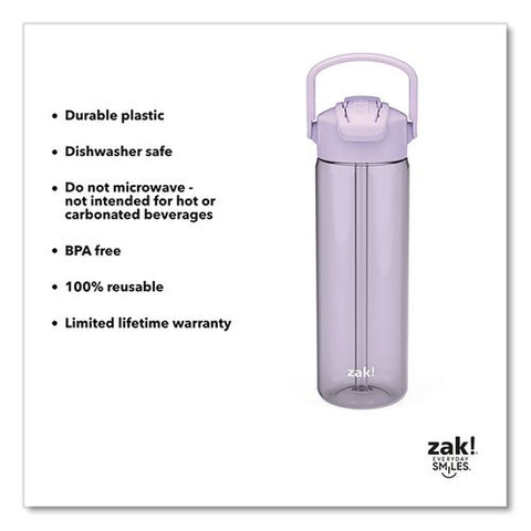 Liberty Plastic Water Bottle, 24 Oz, Lavender