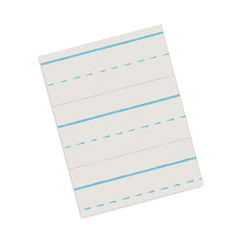 Multi-program Handwriting Paper, 30 Lb Bond Weight, 1/2" Long Rule, Two-sided, 8 X 10.5, 500/pack