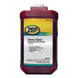 Cherry Industrial Hand Cleaner With Abrasive, Cherry Scent, 1 Gal Bottle, 4/carton