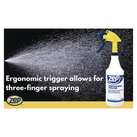 Professional Spray Bottle With Trigger Sprayer, 32 Oz, Clear